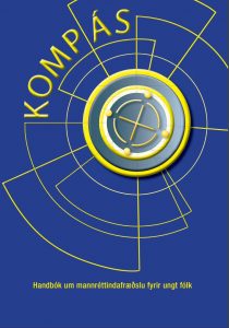 Hlekkur á vefútgáfu af Kompás - handbók um mannréttingafræðslu fyrir ungt fólk